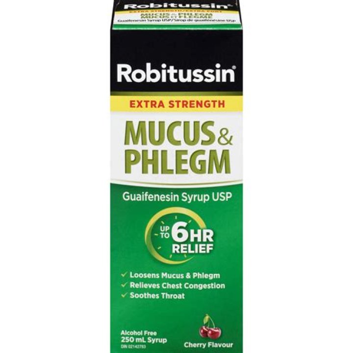 Does Robitussin break up mucus?