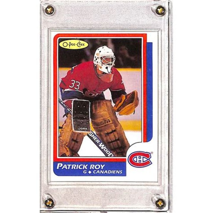 How much is a Patrick Roy rookie card worth?