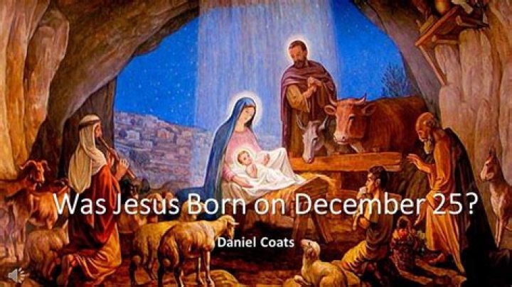 Where in the Bible does it say Jesus was born on December 25?
